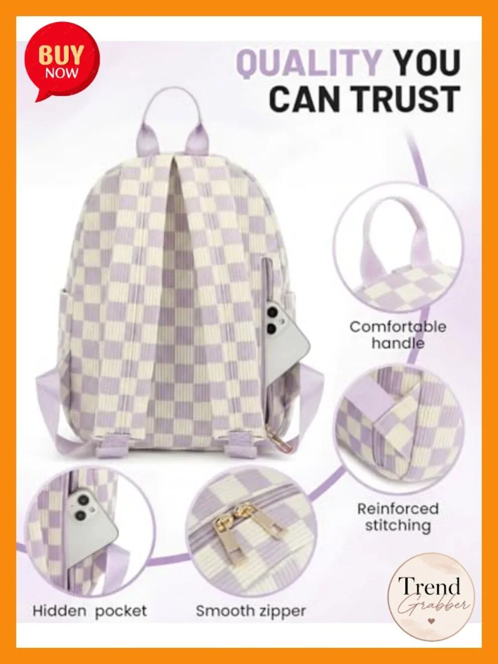 Corduroy Mini Backpack Purse Small Cute Bag Adjustable Strap College School